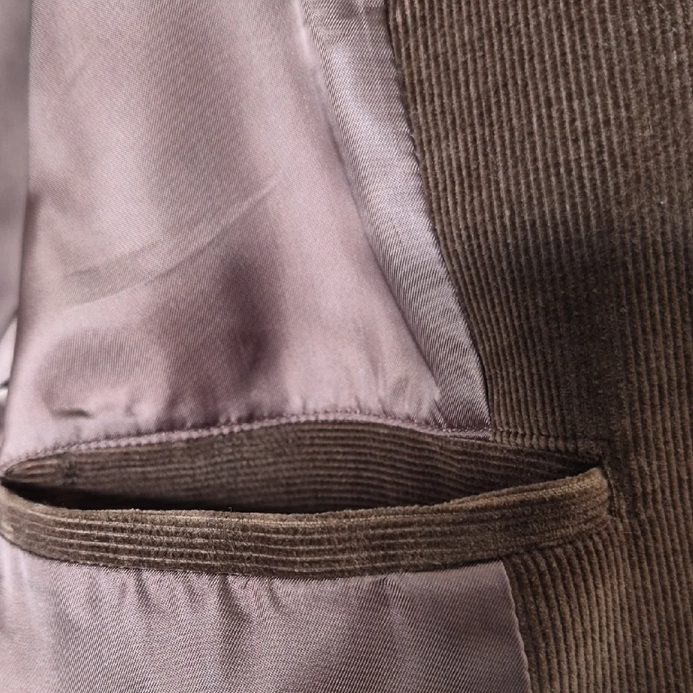 Brown Corduroy Sportcoat Blazer - Classic Men's Tailored Jacket